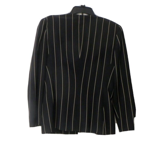 FINAL Gloria Sachs Black Button Front Jacket EUC - Picture 2 of 4